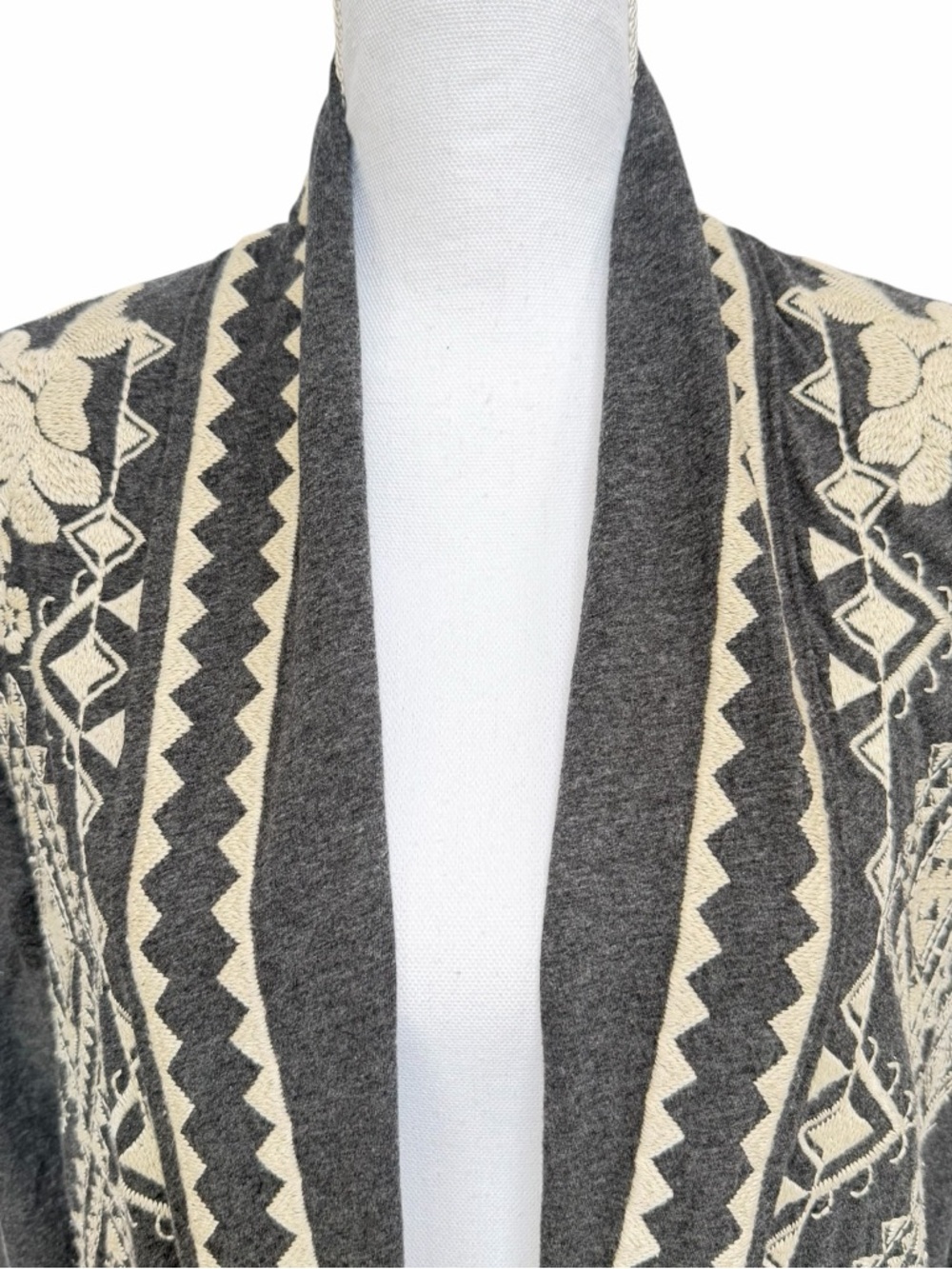 JOHNNY WAS | Tulia Embroidered Duster Cardigan - Picture 3 of 6